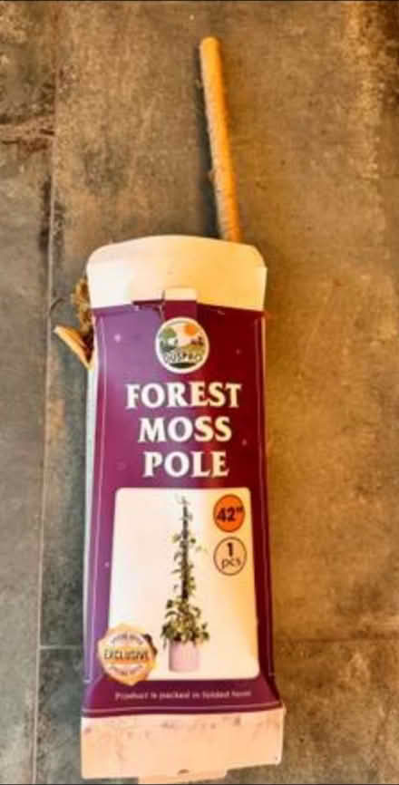 Photo of Gardening forest moss poles (Delaware county) #1