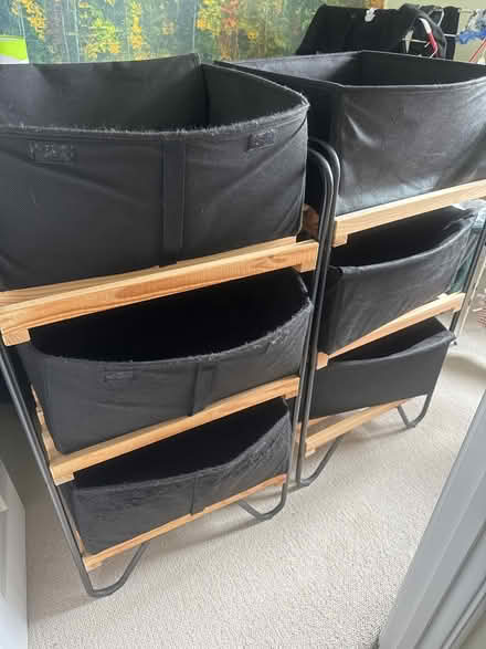 Photo of free 2 x Storage boxes and stand (Sheffield s17) #3