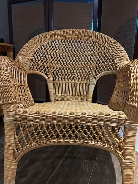 Photo of free Wicker chair (Jane/Bloor) #1