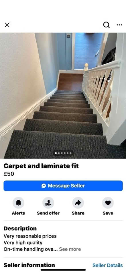 Photo of Carpet runners hall stairs (PR8 woodvale) #1