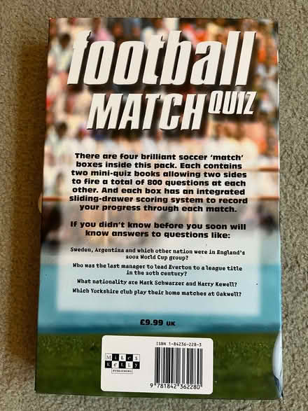 Photo of free Football quiz game (Harrogate HG2) #2