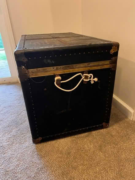 Photo of free Antique steamer trunk (Willington) #2