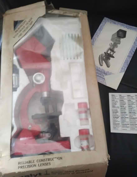 Photo of free Microscope and samples (Hatfield, AL10) #1