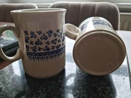 Photo of free 2 unused mugs (Edge Hill SW19) #1