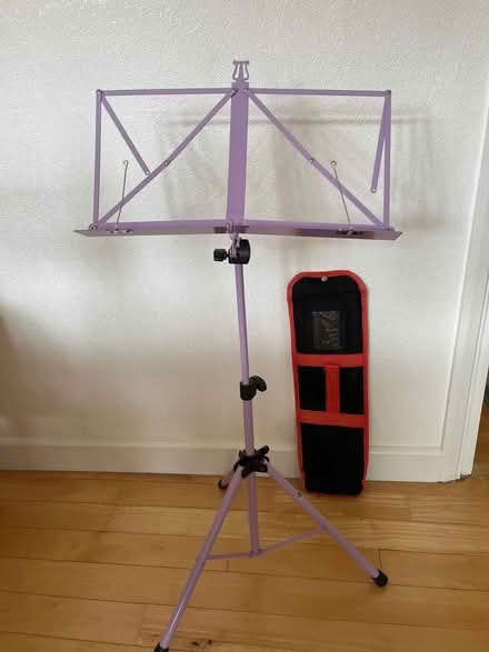Photo of free Music stand with carry case (Jacobs Well, Guildford) #1