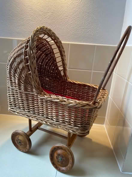 Photo of free Doll’s wicker pram (Wimbledon Park SW19) #2