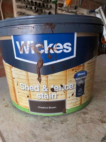 Photo of Fence stain chestnut brown (Havant PO9) #1