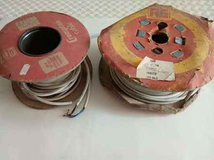 Photo of free Electrical cable 3 core ( larger reel) and 2 core ( smaller (Chorlton M21) #1
