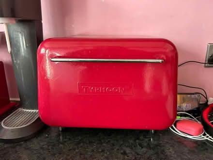 Photo of free Typhoon red metal bread box (Epsom KT19) #1