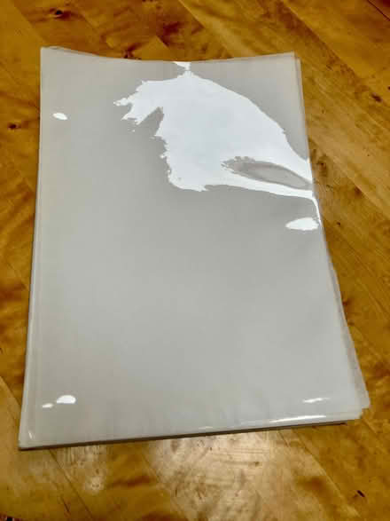 Photo of free Clear A4 acetate sheets (Cookley DY10) #1