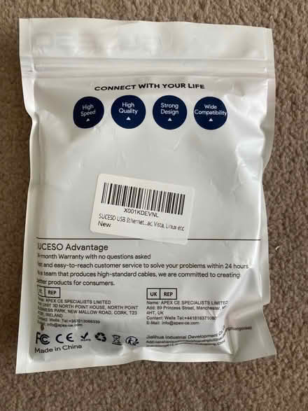 Photo of free SUCESO USB Ethernet Cable NEW (North Tonbridge TN10) #2