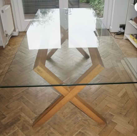 Photo of Habitat Glass Dining Table (Wandsworth SW18) #1