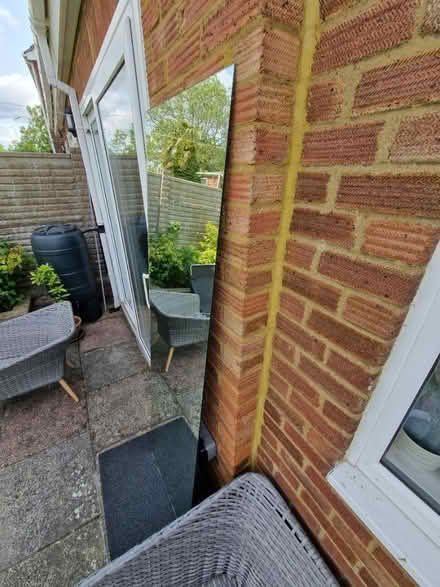 Photo of free Large frameless glass mirror (LU6 North Dunstable) #2