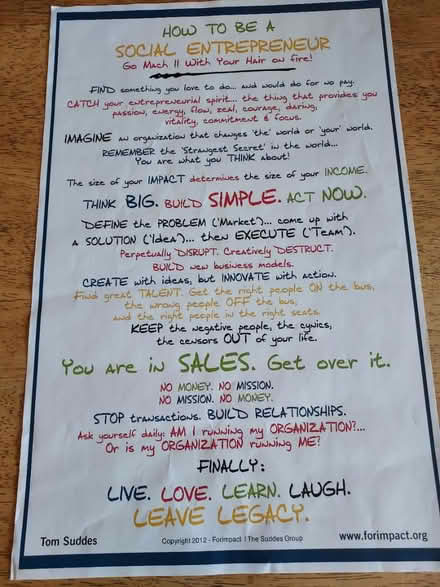 Photo of free Social entrepreneur poster (Clinton Hill) #1