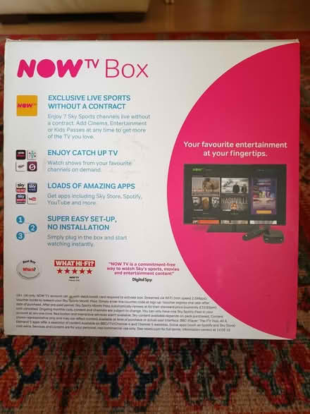 Photo of free Now TV box, unopened (Aylesford ME20) #2