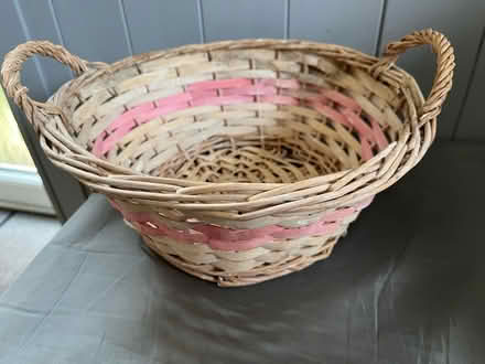 Photo of free Rattan Craft Basket (Fareham Titchfield Common PO14) #1