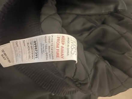 Photo of free M&S Boys Faux Leather Jacket (Hall Green B28) #3