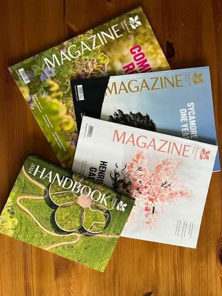 Photo of free National Trust Handbook & Magazines (Bramley Green RG26) #1
