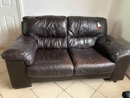 Photo of free Leather sofa (M32) #1