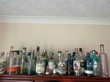 Photo of free various empty gin bottles (Sidcup DA15) #1