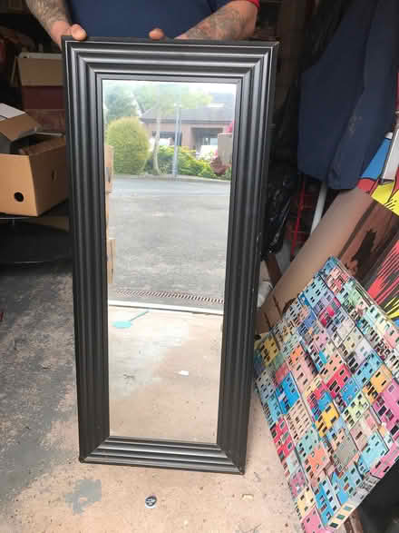 Photo of free mirror in black frame (Sockbridge CA10) #1