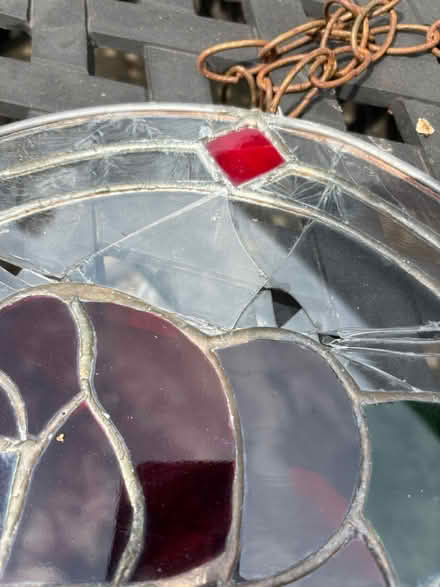 Photo of free Stain glass hanging rose (Swansea) #3