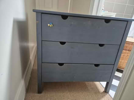 Photo of free 3-drawer solid wood chest of drawers (Iffley Road OX4) #1