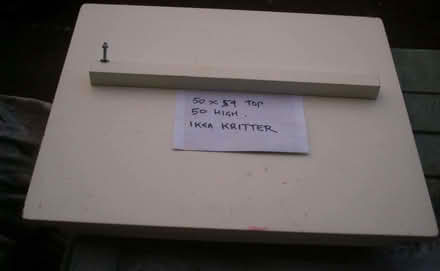 Photo of free Ikea Kritter table, white. (Lewes BN7) #1