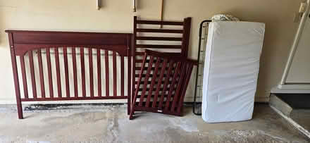 Photo of free Baby crib and mattress (Near DGS High School) #1