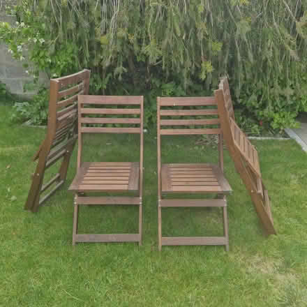 Photo of free Four foldable garden chairs (Stillorgan/Kilmacud) #1