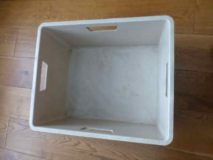 Photo of free 1 used large plastic storage box (Chiswell Green AL2) #1