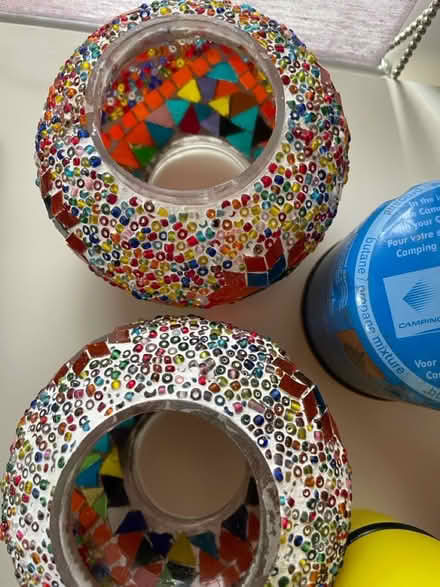 Photo of free 2 small glass lamp shades (Chessington KT9) #2