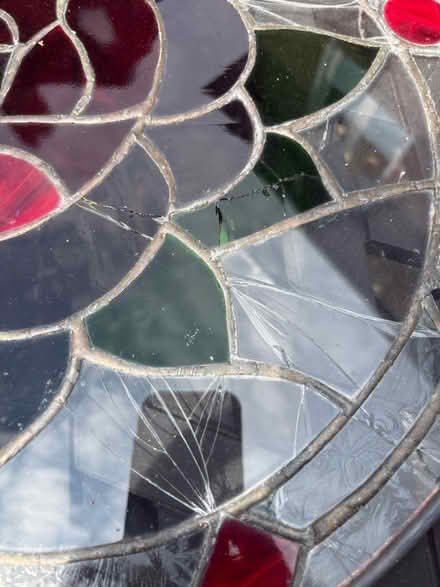 Photo of free Stain glass hanging rose (Swansea) #2