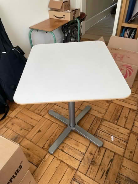 Photo of free IKEA white cafe table. (Crouch End N8) #1