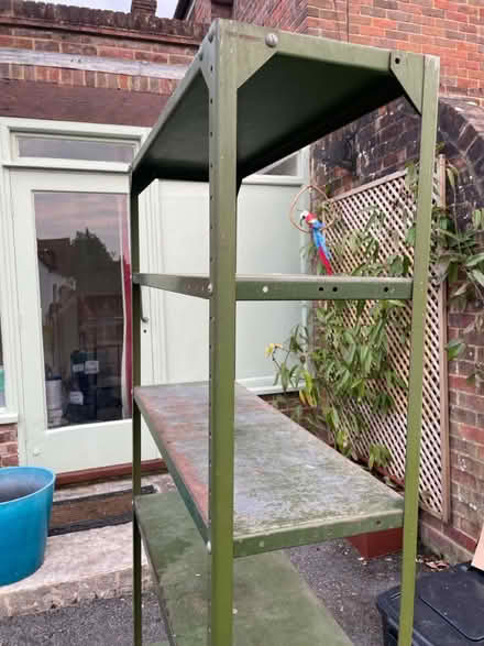 Photo of free Metal 6 tier shelving unit (Amersham HP7) #3