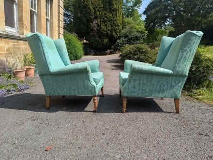 Photo of free Two wing back chairs (North Road) #2