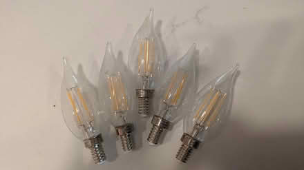 Photo of free 5 LED candelabra bulbs (Roslindale) #1