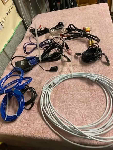 Photo of free assorted cables (Holmes Chapel CW4) #2