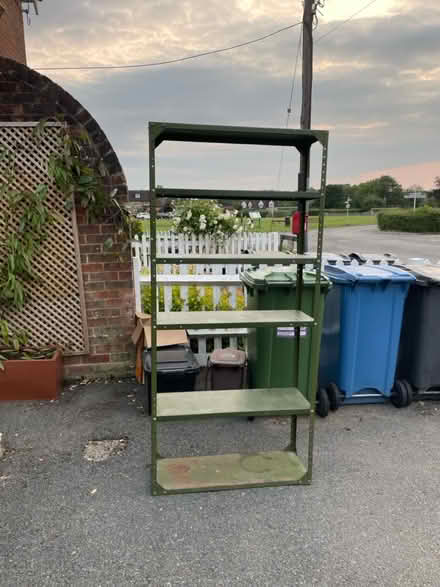 Photo of free Metal 6 tier shelving unit (Amersham HP7) #1