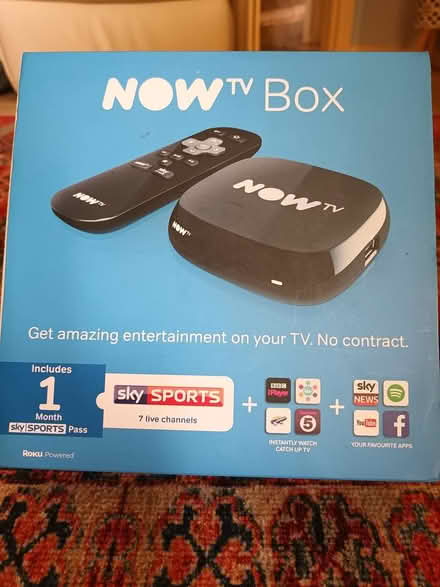 Photo of free Now TV box, unopened (Aylesford ME20) #1