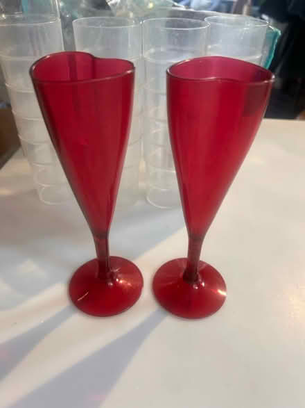 Photo of free 2 x heart plastic glasses (Preston park BN1) #1