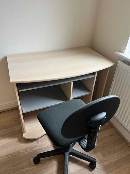 Photo of free Computer desk and chair (Belper DE56) #1