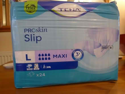 Photo of free Pack of Tena ProSkin Slip Maxi Adult Diapers, size L (Cam GL11) #1