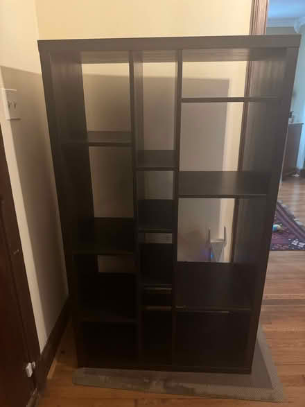 Photo of free Black bookshelf (Michigan Park) #1