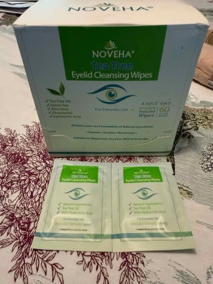 Photo of free Tea Tree eyelid cleansing wipes (Dempster east of Ridge) #1