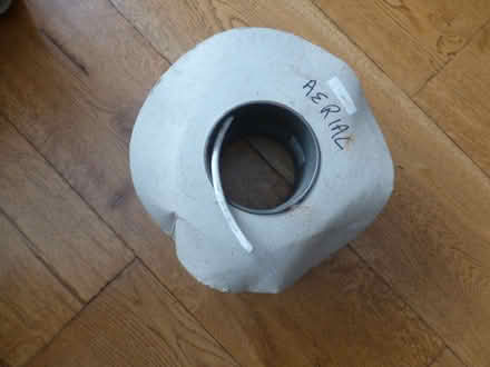 Photo of free Part reel of white aerial cable (Chiswell Green AL2) #2