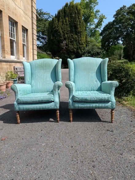 Photo of free Two wing back chairs (North Road) #1