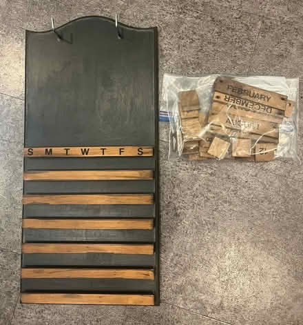 Photo of free Changeable wooden calendar (Ridley Park) #1