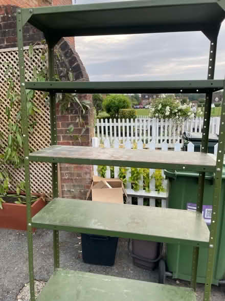 Photo of free Metal 6 tier shelving unit (Amersham HP7) #4