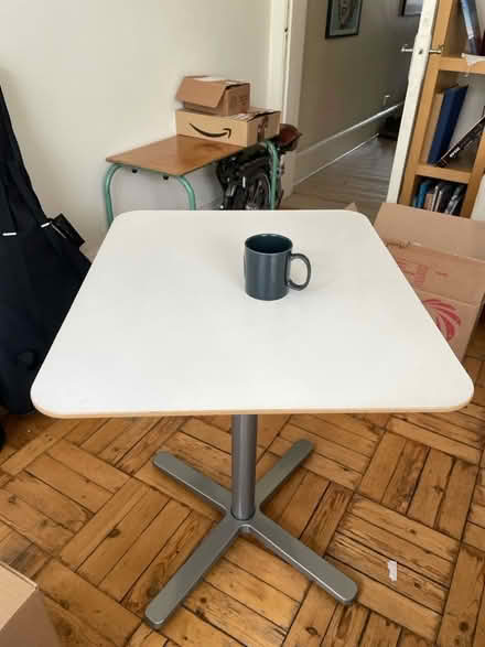 Photo of free IKEA white cafe table. (Crouch End N8) #3